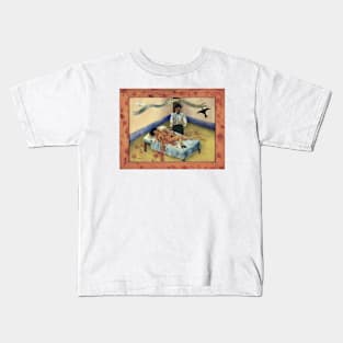 A Few Small Nips (Passionately in Love) by Frida Kahlo Kids T-Shirt